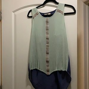 High low tank top